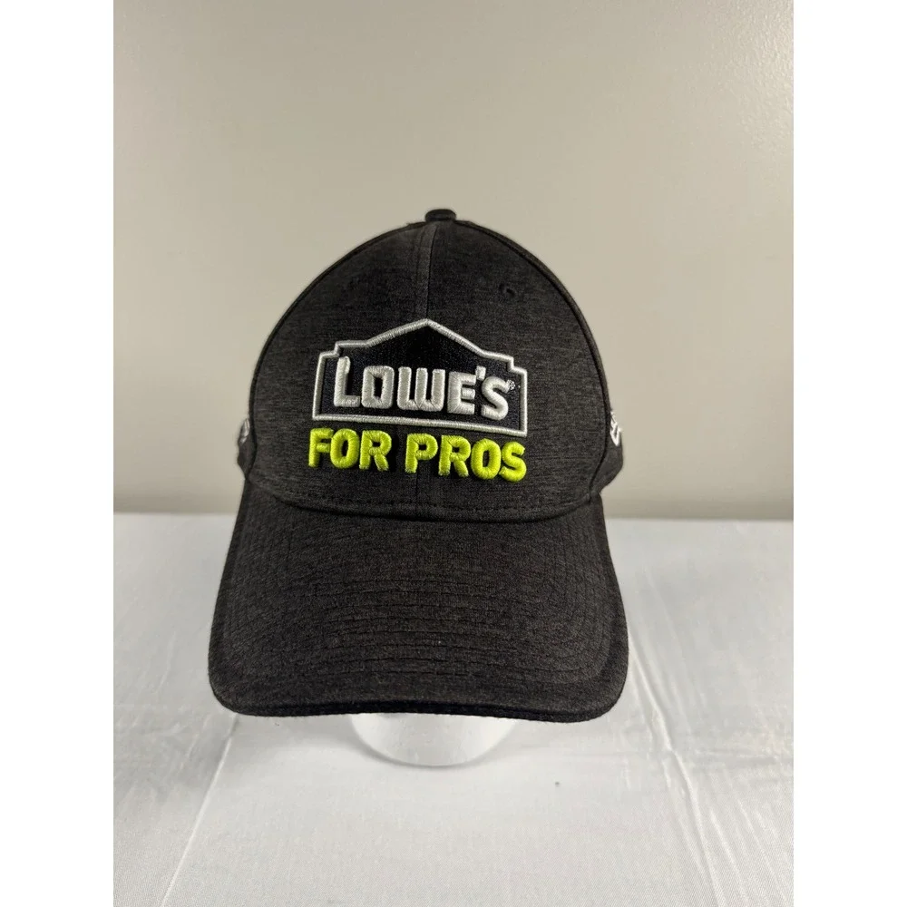 New Era 39THIRTY Lowe's For Pros NASCAR Hat Jimmie Johnson #48 Gray M/L